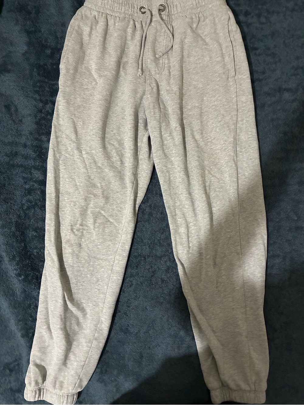 Aeropostale Light Gray Drawstring Joggers